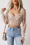 Polka Dot Crop Top