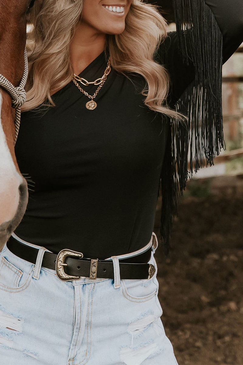 Fringed Bodysuit