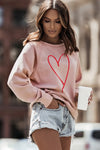 Glitter Heart Sweatshirt