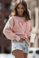 Glitter Heart Sweatshirt