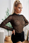 Gold Rhinestone Bodysuit