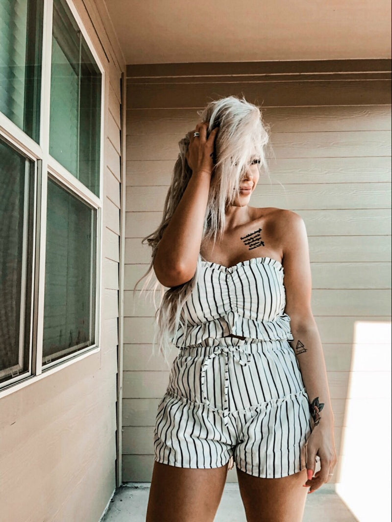Ruffled Tube Top