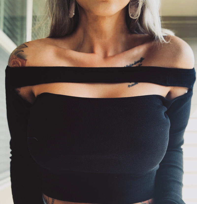 Black Crop Top