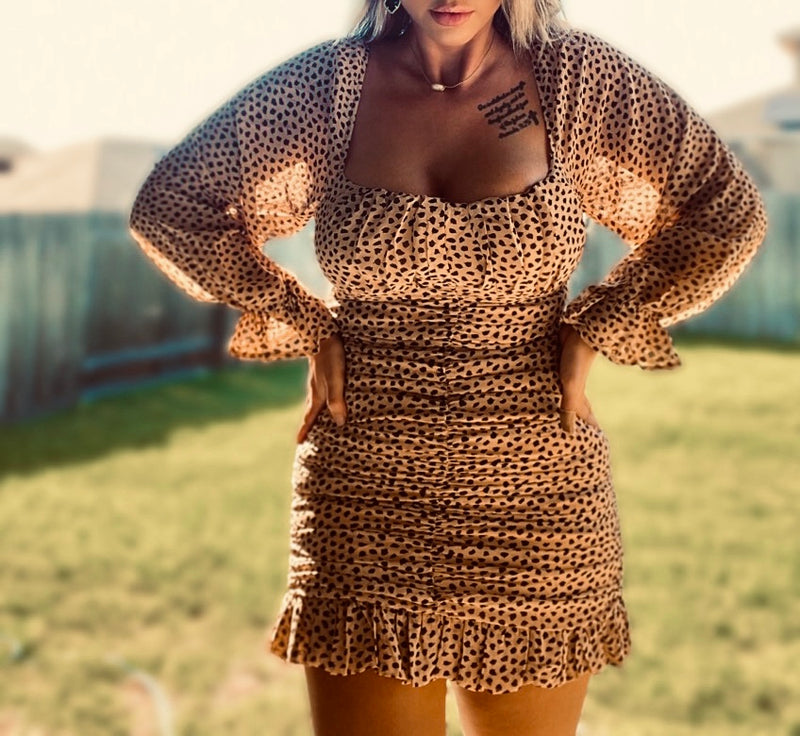 Cheetah Mini Dress