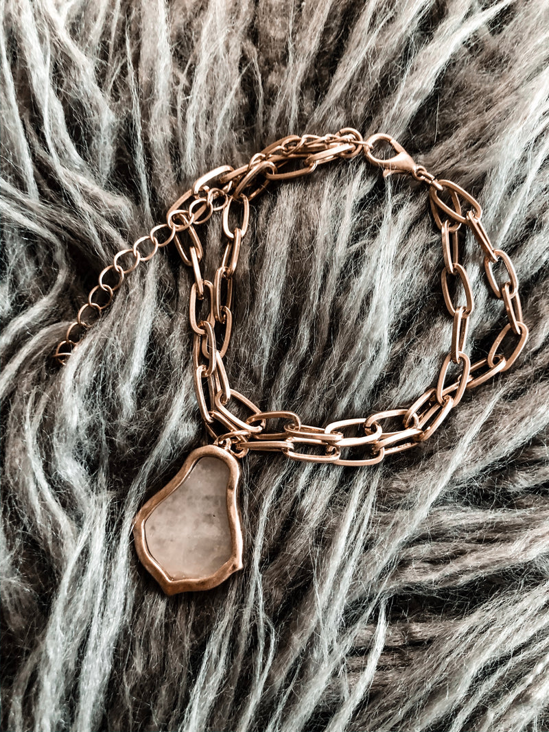 Pink Stone Bracelet