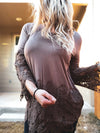Mocha laced top