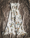 White floral romper