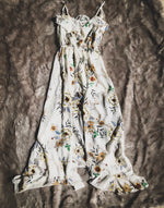 White floral romper