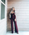Off the Shoulder Lace Jumpsuit