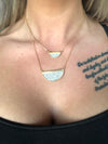 Glitter Layered Necklace