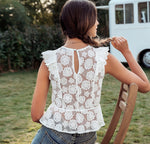 Ruffle Lace Top