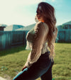 Mint Tie Crop