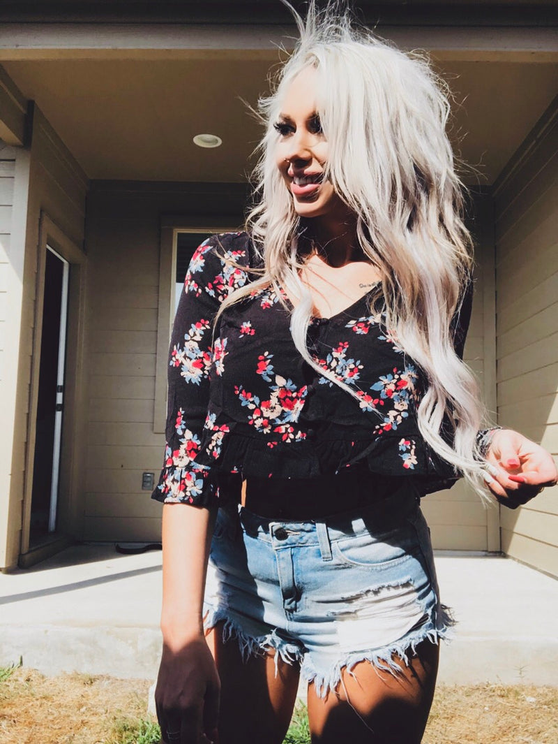Floral Crop Top