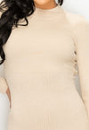 Open Back Sweater Dress