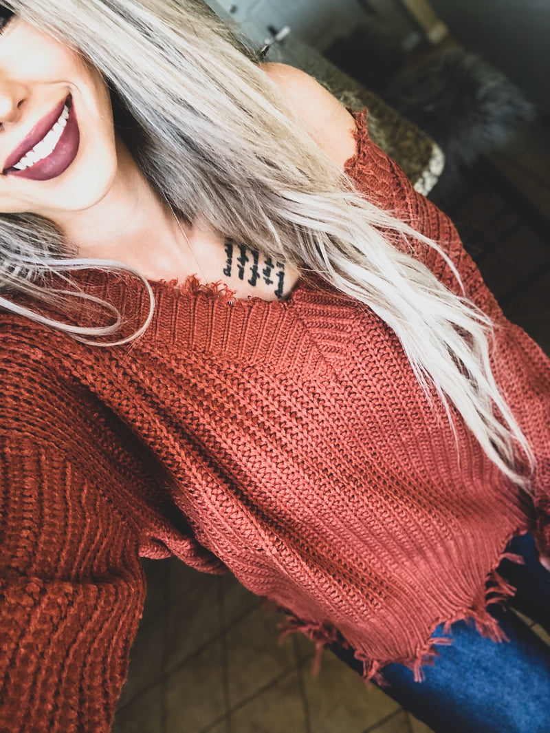 Brick Sweater