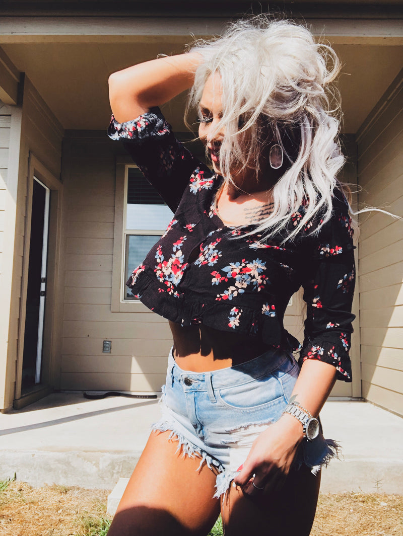 Floral Crop Top