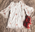 White Floral Mini