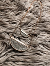 Glitter Layered Necklace