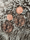 Coral Dangle Earrings