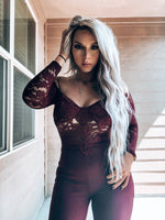 Off the Shoulder Lace Jumpsuit