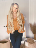 Camel Braided Sweater