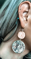 Coral Dangle Earrings