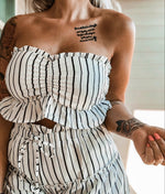 Ruffled Tube Top