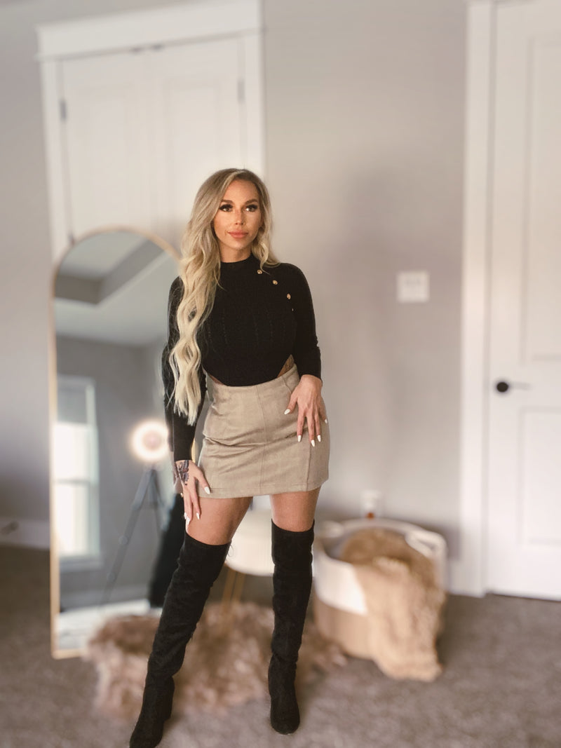 Ribbed Bodysuit